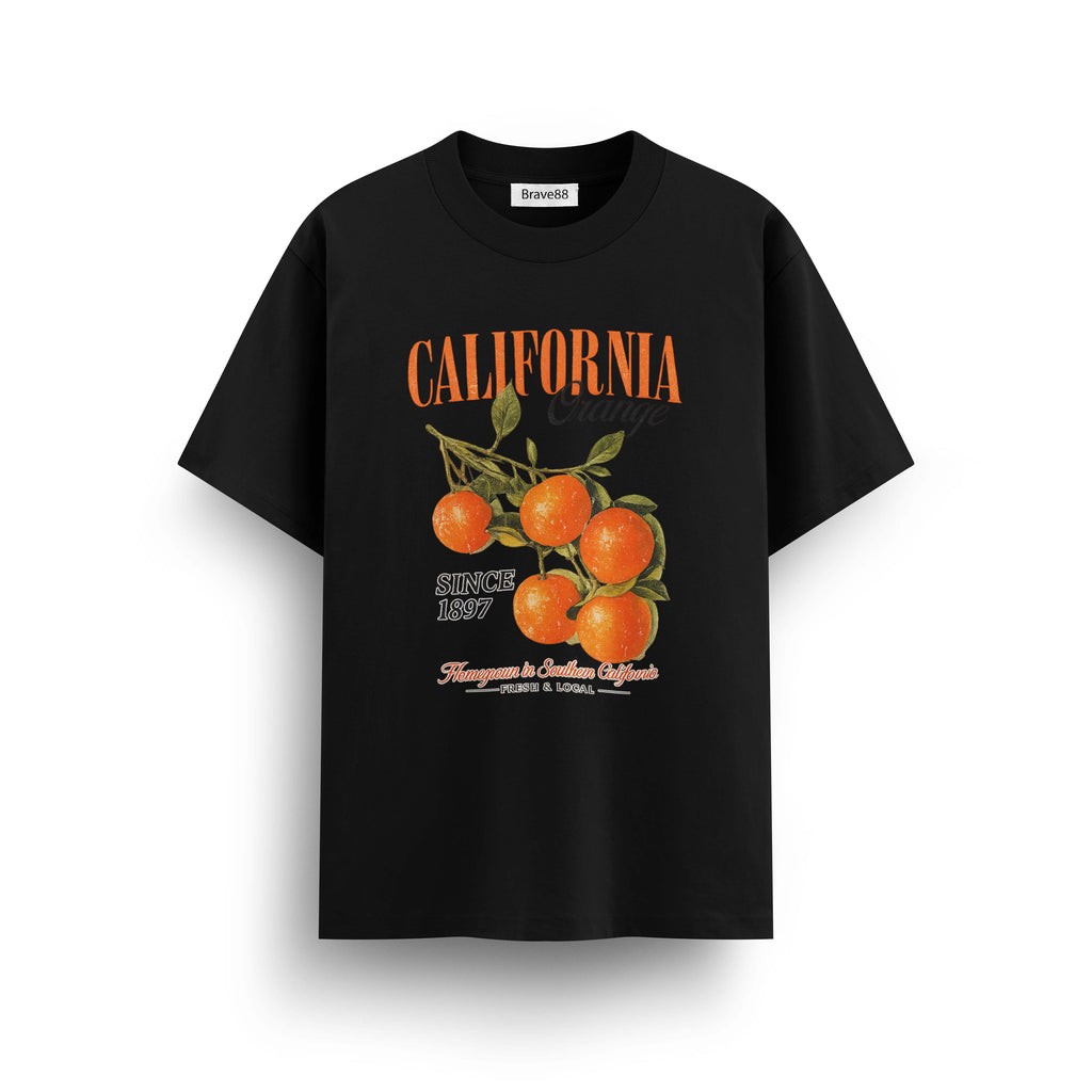 Мъжка овърсайз тениска Vintage California– streetwear  | Brave88
