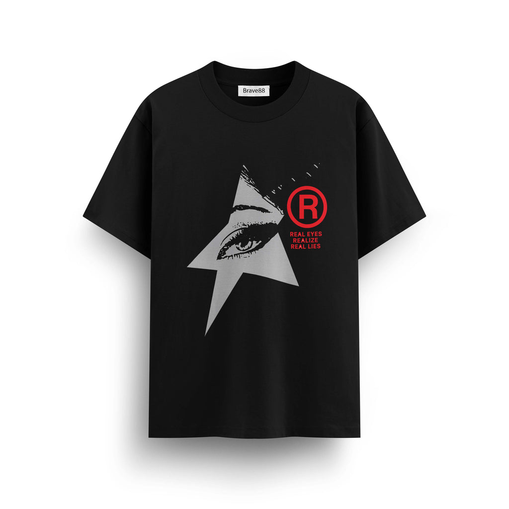 Мъжка овърсайз тениска Stellar Vision – streetwear  | Brave88