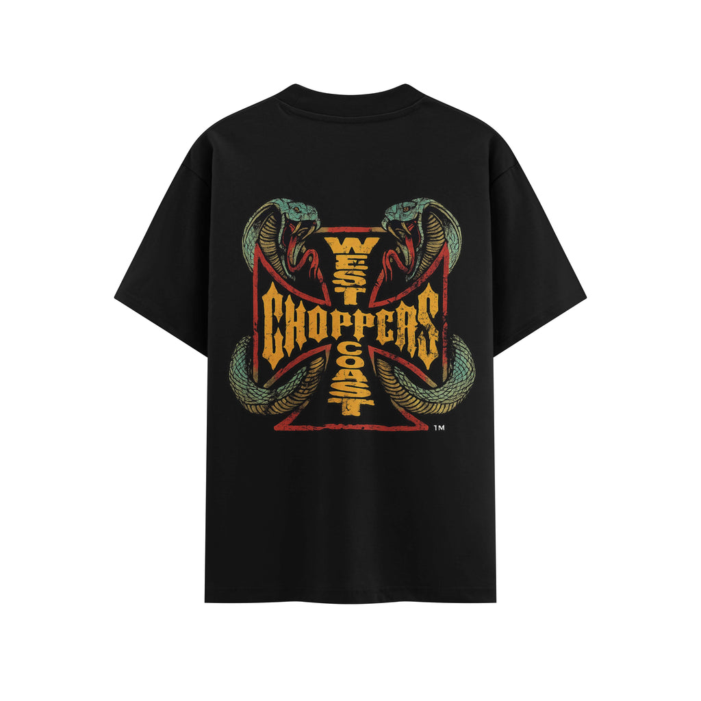 Мъжка овърсайз тениска Viper Cross – streetwear  | Brave88