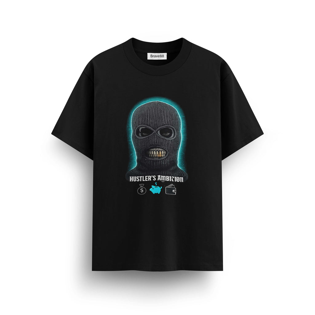 Мъжка овърсайз тениска Neon Ambition – streetwear  | Brave88