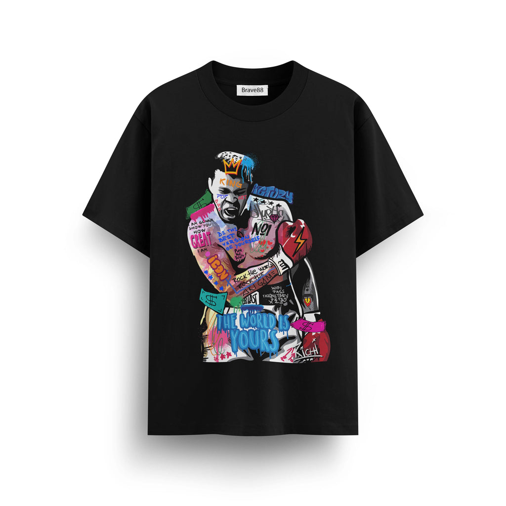 Мъжка овърсайз тениска BRAVE – Urban Legend streetwear  | Brave88