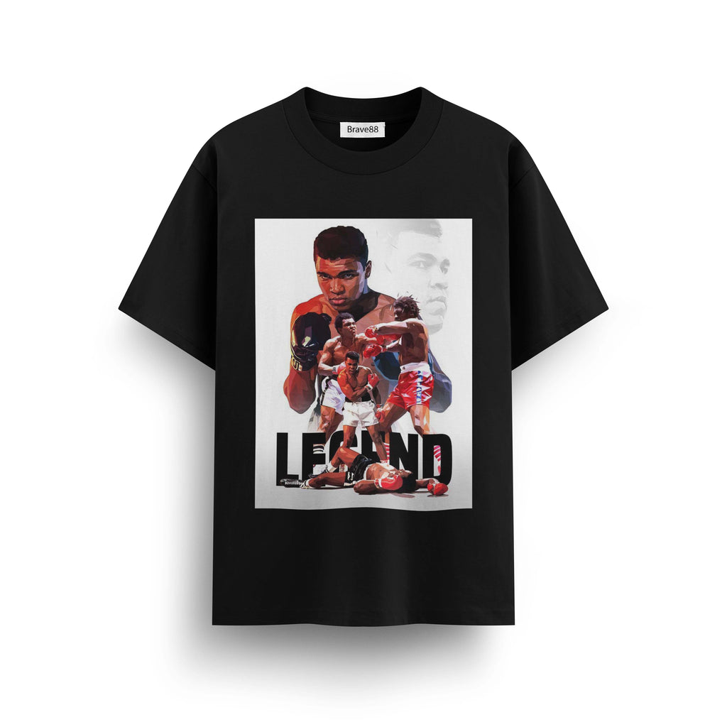 Мъжка овърсайз тениска BRAVE – The legend streetwear  | Brave88