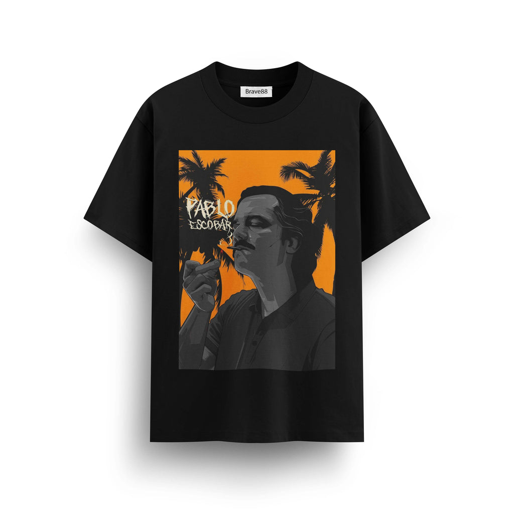 Мъжка овърсайз тениска BRAVE – Pablo Summer Night streetwear  | Brave88
