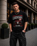 Мъжка овърсайз тениска Legendary Racing – streetwear  | Brave88