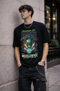 Мъжка овърсайз тениска Cosmic - streetwear |  Brave88