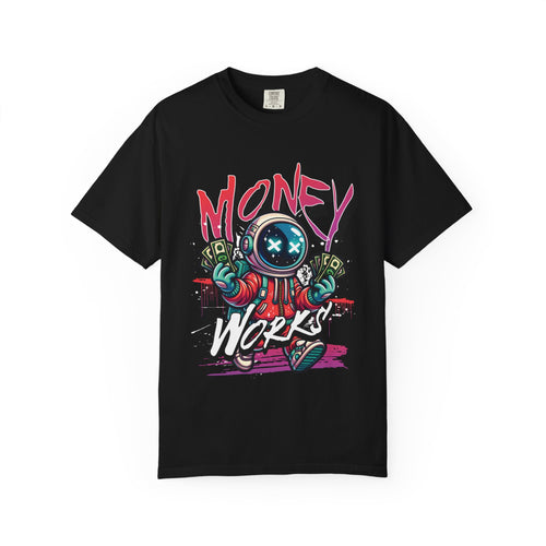 Мъжка овърсайз тениска Astro Hustle– streetwear  | Brave88