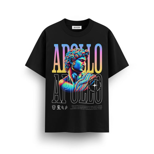 Мъжка овърсайз тениска Apollo – streetwear  | Brave88