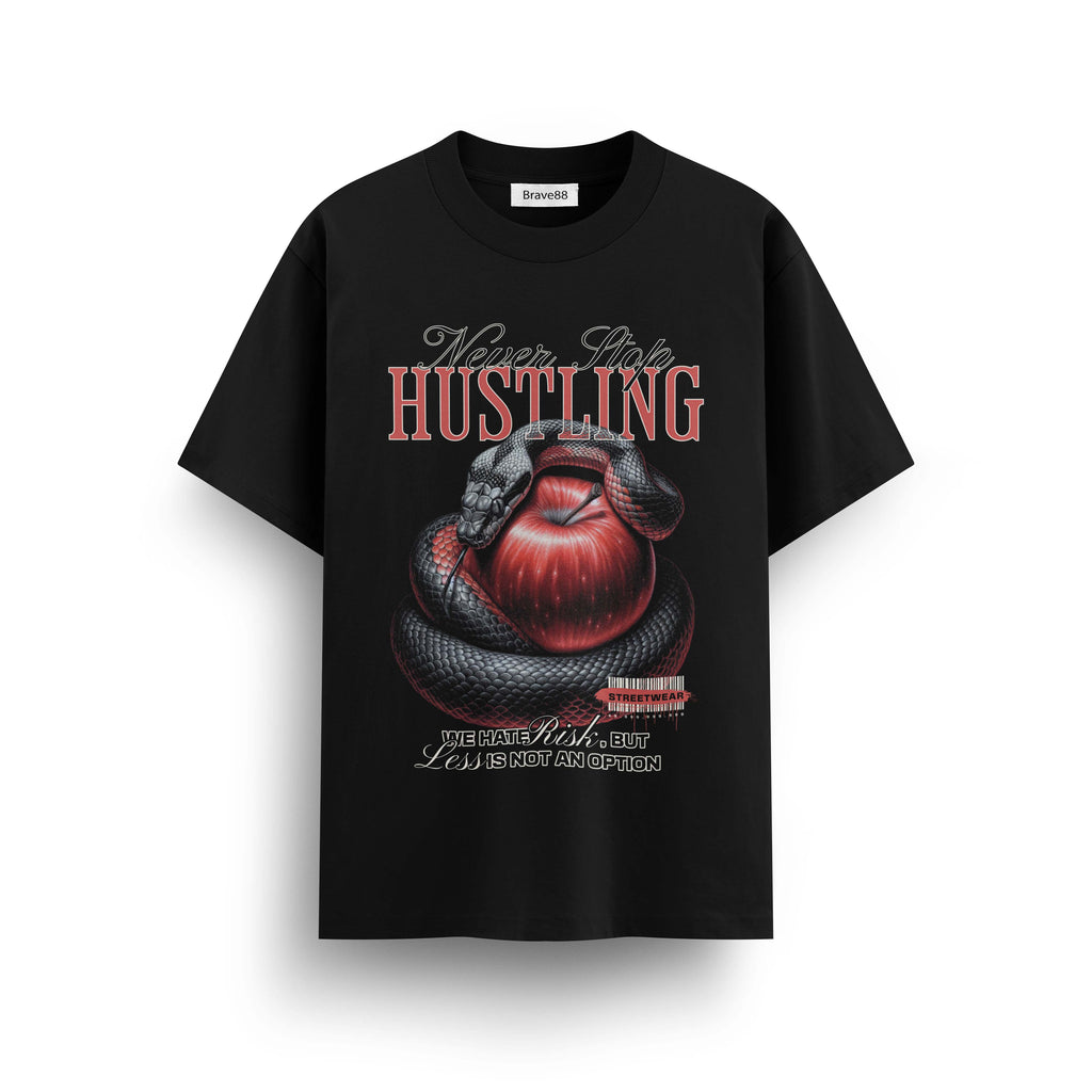 Мъжка овърсайз тениска Temptation of Success – streetwear  | Brave88
