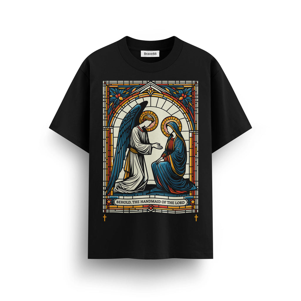 Мъжка овърсайз тениска Divine Grace– streetwear  | Brave88