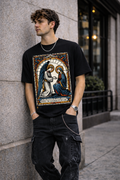 Мъжка овърсайз тениска Divine Grace– streetwear  | Brave88
