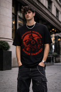 Мъжка овърсайз тениска Samurai - streetwear | Brave88