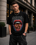 Мъжка овърсайз тениска Metal Vibe – streetwear  | Brave88