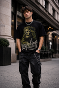 Мъжка овърсайз тениска King of Kings  – streetwear  | Brave88