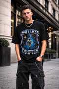 Мъжка овърсайз тениска Universe Drifter– streetwear  | Brave88